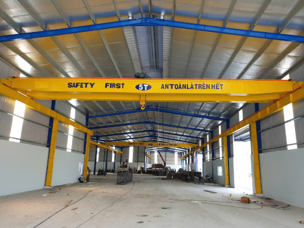 CẦU TRỤC DẦM ĐÔI (OVERHEAD CRANE DOUBLE GIRDER)